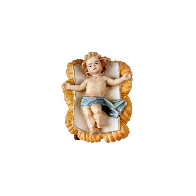 Weihnachtskrippe - Krippenfigur Jesukind in 12cm color