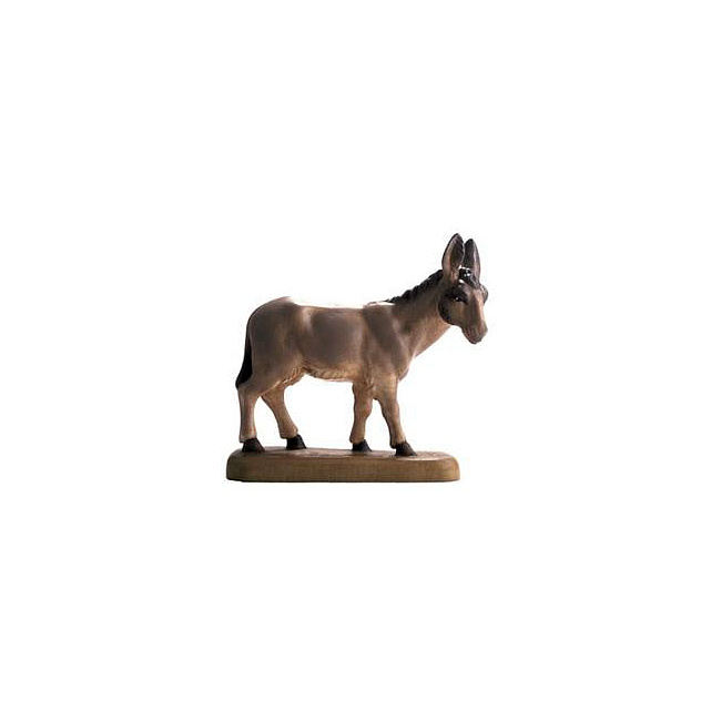 Weihnachtskrippe - Krippenfigur Esel in 12cm color