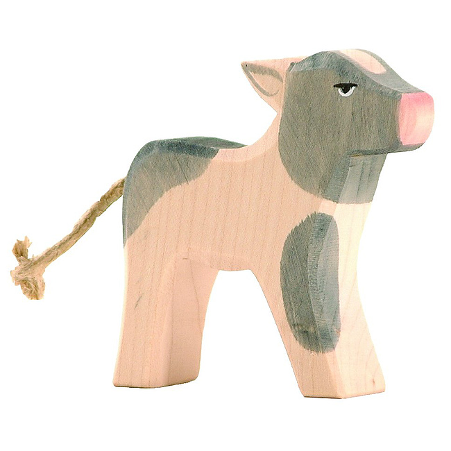 Ostheimer Figurenwelt - Familie und Bauernhoftiere - Kalb schwarz