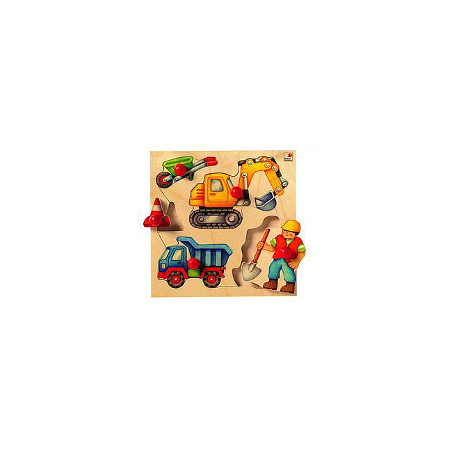 Baustelle - Puzzle, mit Greifhilfe, ab 1,5 Jahre