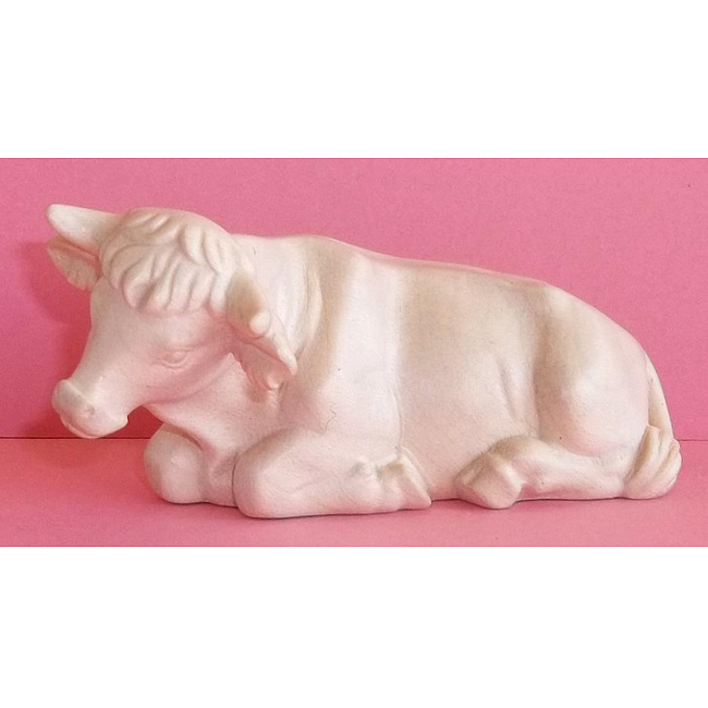 Georg Krippe - Ochs in natur mit Goldrand