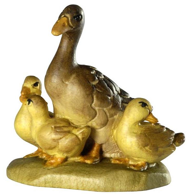 Ente mit 3 Jungen f�r 12-13cm Figuren