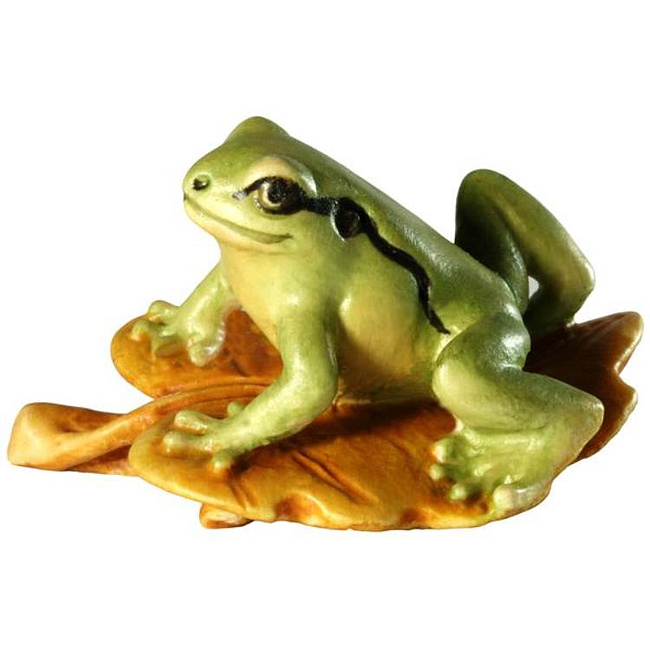 Laubfrosch auf Blatt 2,5cm, fr 14-16cm Figuren