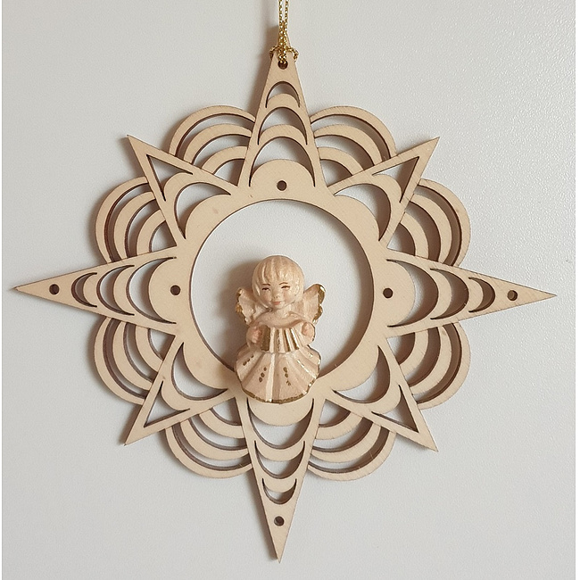 Baumschmuck Engel mit Harmonika, ca. 14cm