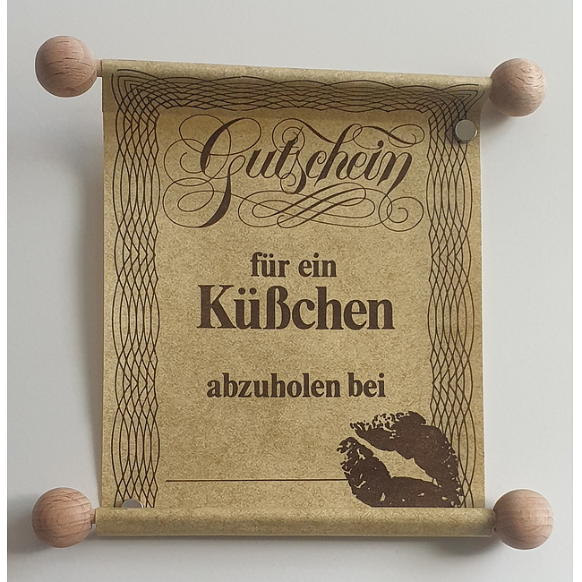 Gutscheinrolle f�r ein K��chen