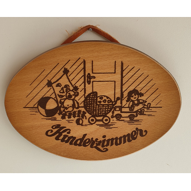 Holzschild - Kinderzimmer