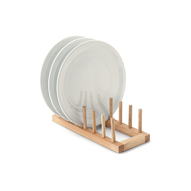 Tellerstnder fr sechs Teller, 30 x 12 x 9 cm