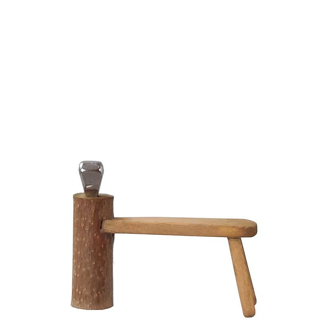 Weihnachtskrippe - Krippenzubeh�r Dengelbock f�r 10-13cm Figuren