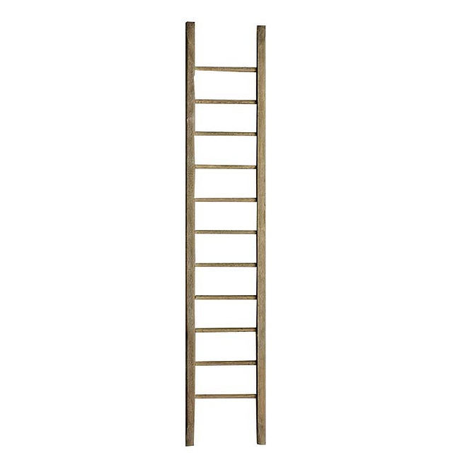 Weihnachtskrippe - Krippenzubeh�r Leiter gebeizt 17,5cm