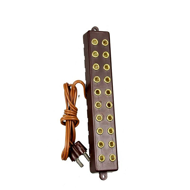 Weihnachtskrippe - Krippenzubeh�r Verteiler mit 10 Anschl�ssen