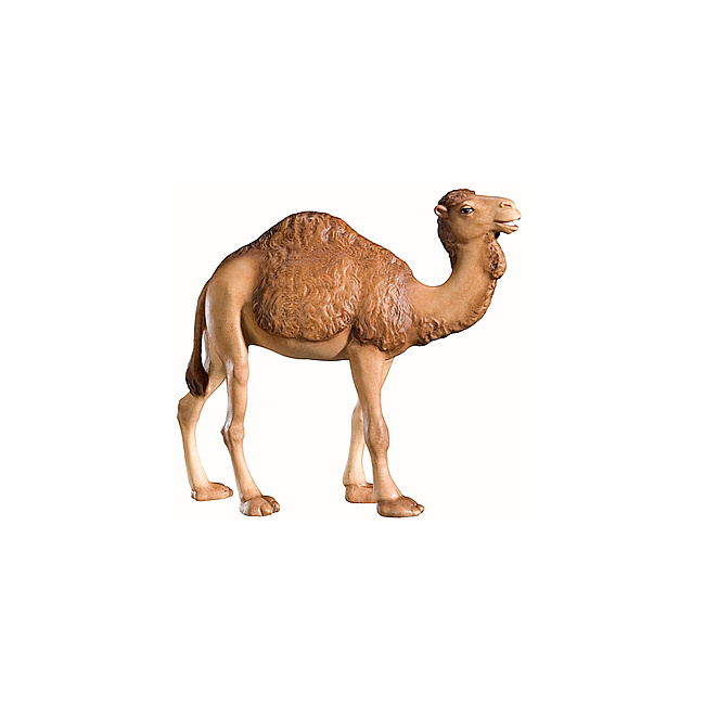 Leonardo-Krippe - Kamel ohne Sattel in bunt bemalt