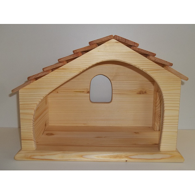 Kl. Krippenstall LxBxH 38x22x27cm