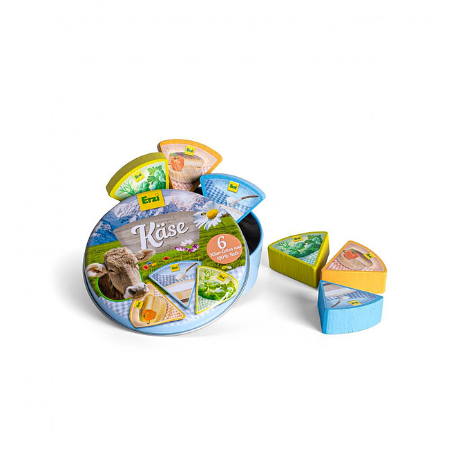Kaufladen Zubeh�r - K�seecken in der Dose