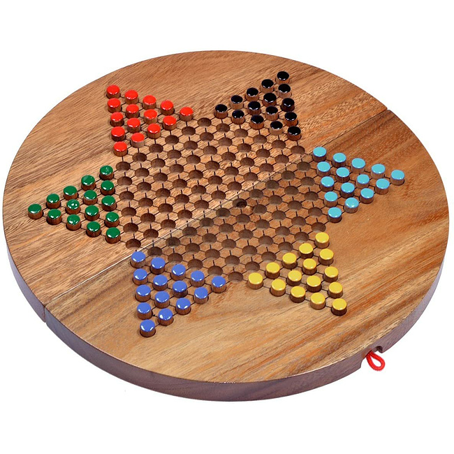 Familienspiel - Halma 31cm rund