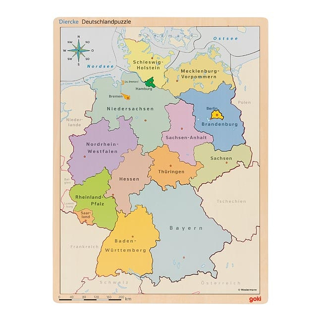 Puzzle im Puzzle Deutschland, ab 5 Jahren