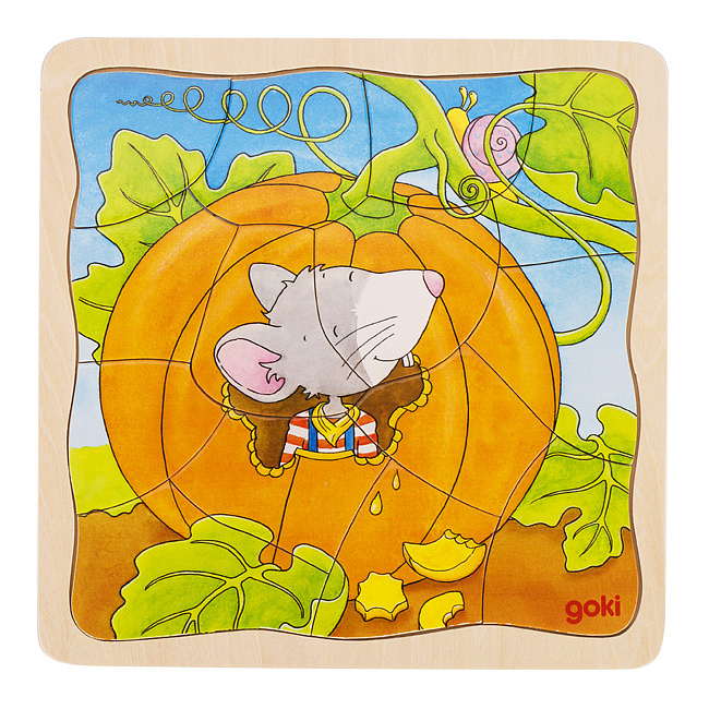 Schichtenpuzzle Was wchst denn da 20 x 20 cm, ab 3 Jahren