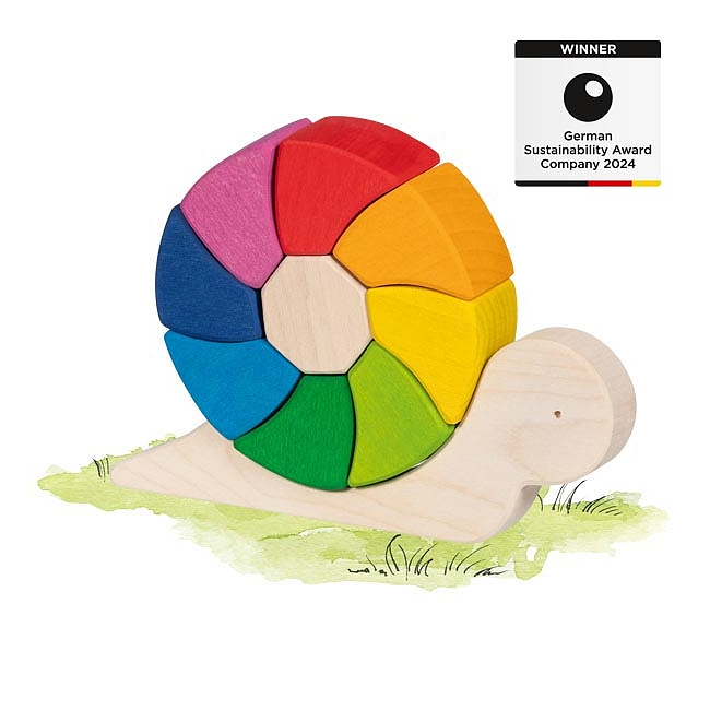 Bausteine Kecke Schnirkelschnecke Pauline