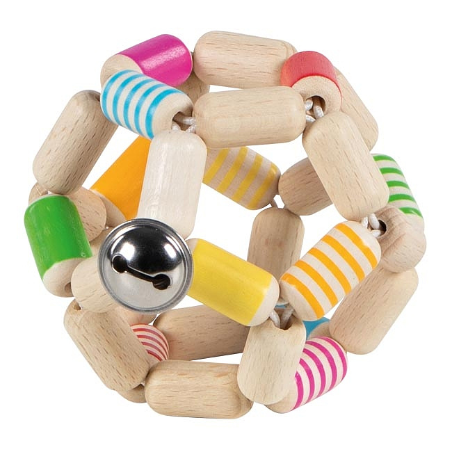 Babys Welt - Greifling Elastik Ball, gestreift