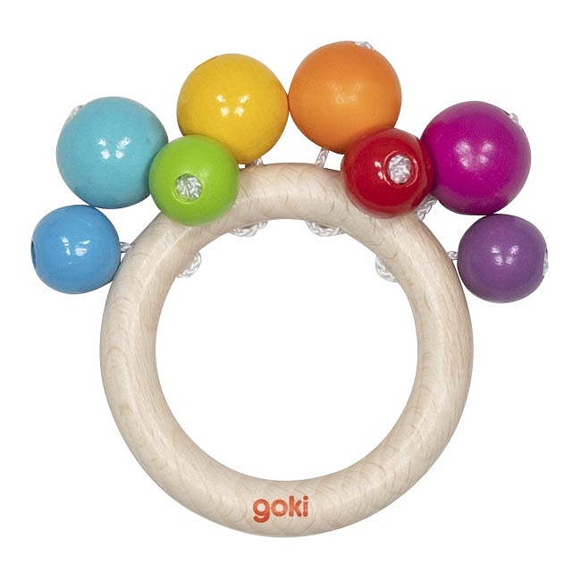 Babys Welt - Greifling Regenbogenperlen 1