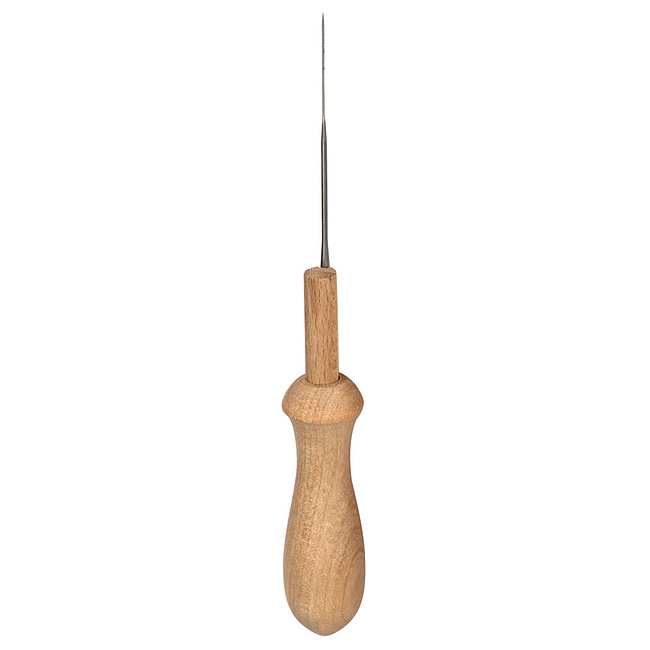 Filznadelhalter aus Holz fr 1 Nadel, ca. 8cm lang ohne Nadel