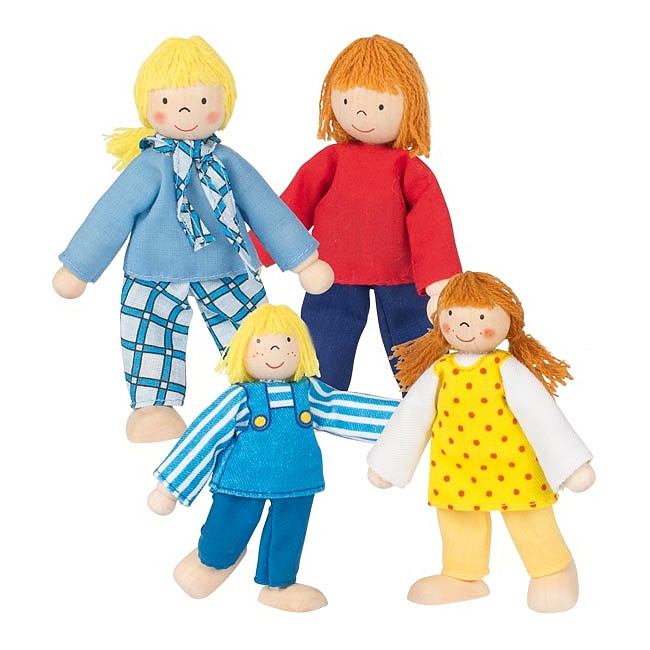 Biegepuppen Junge Familie