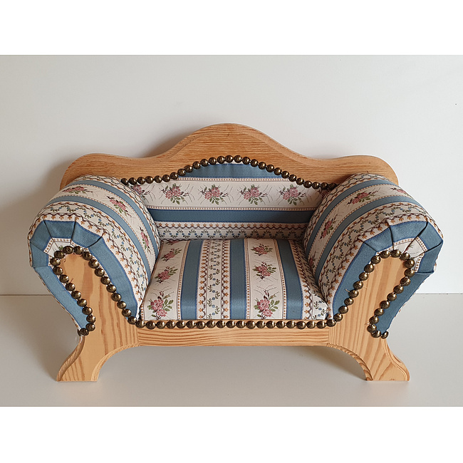 Sofa Blau, 42x17x26 cm ( LxBxH)