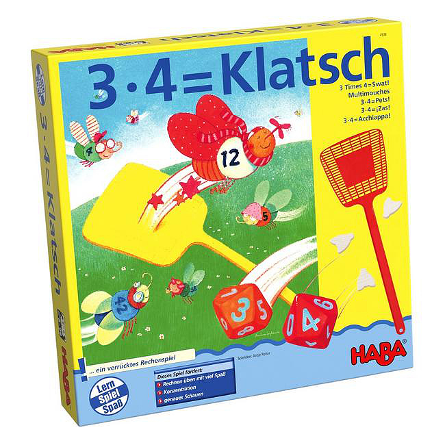 3 x 4 = Klatsch - Lernspiel, ab 8 Jahren