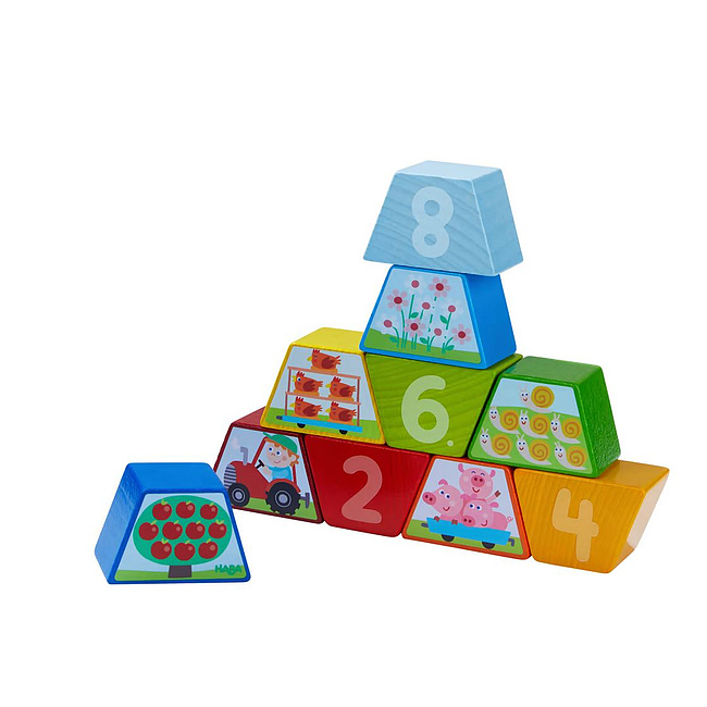 Legespiel Zahlen-Bauernhof, ab 2 Jahren