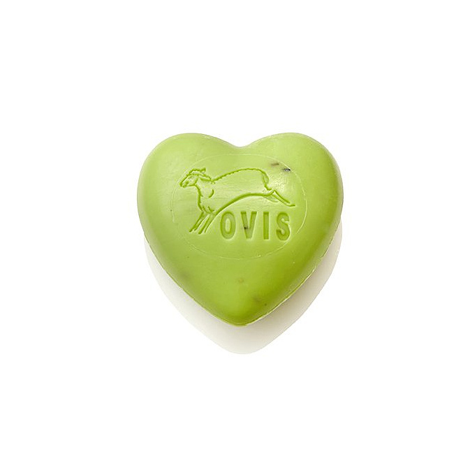 Ovis Schafmilchseife Herz Eisenkraut, 75g