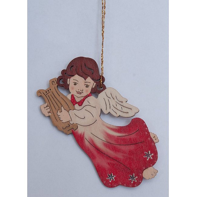 Laser - Engel mit Lyra, 8cm