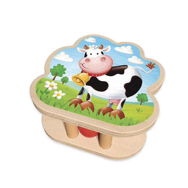 Babys Welt - Rassel-Kuh von Weizenkorn