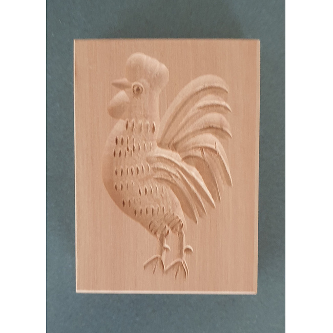 Springerles Model - Hahn 2 6x8cm