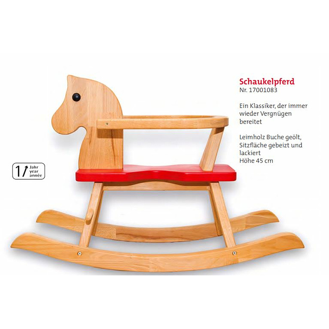 Schaukelpferd von Habila mit Sitzring