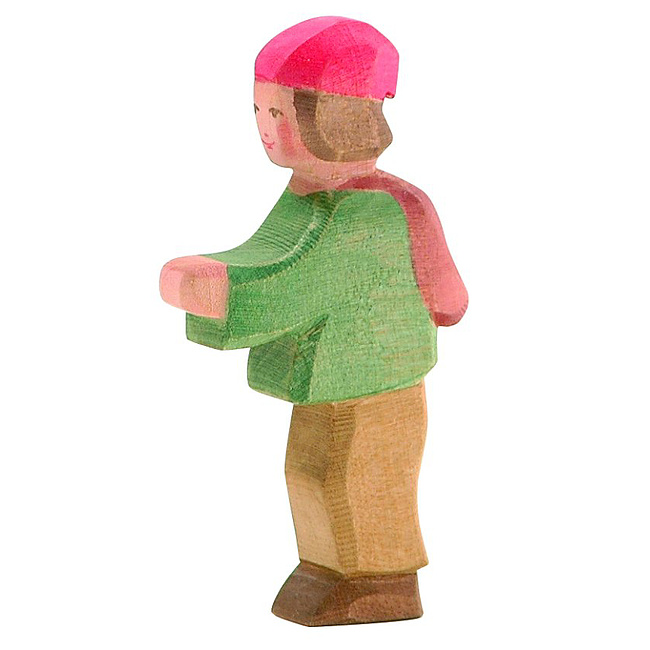 Ostheimer Figurenwelt - Familie und Bauernhoftiere - Hirtenbub