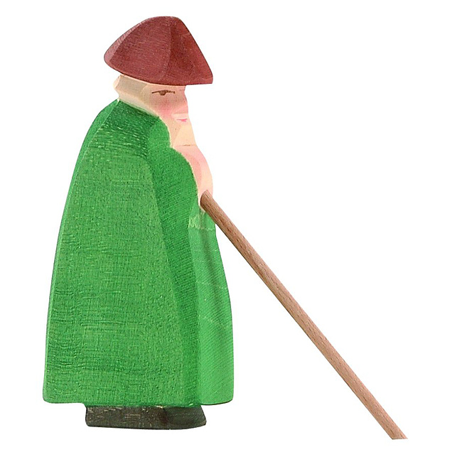 Ostheimer Figurenwelt - Familie und Bauernhoftiere - Sch�fer mit Stab