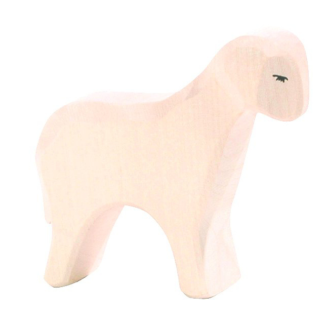 Ostheimer Krippenfigur: Schaf stehend, Classic 14cm