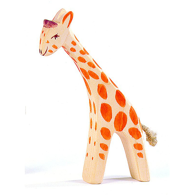 Ostheimer Figurenwelt - exotische Zootiere - Giraffe klein, gebeugt