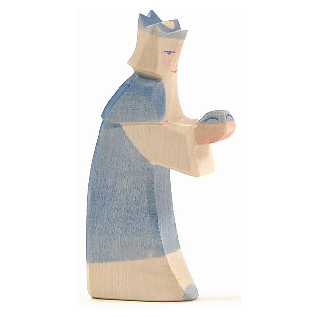 Ostheimer Krippenfigur: Knig blau, Classic 14cm