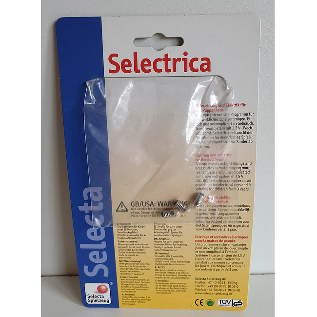 Gl�hlampen-Set klein 3,5 V E 5,5 von Selecta
