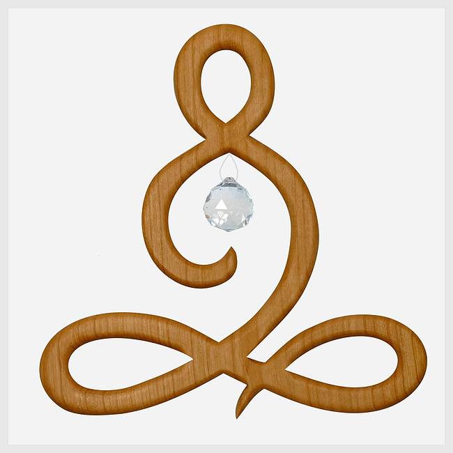 Buddha 13,5 cm H�he mit Kristall