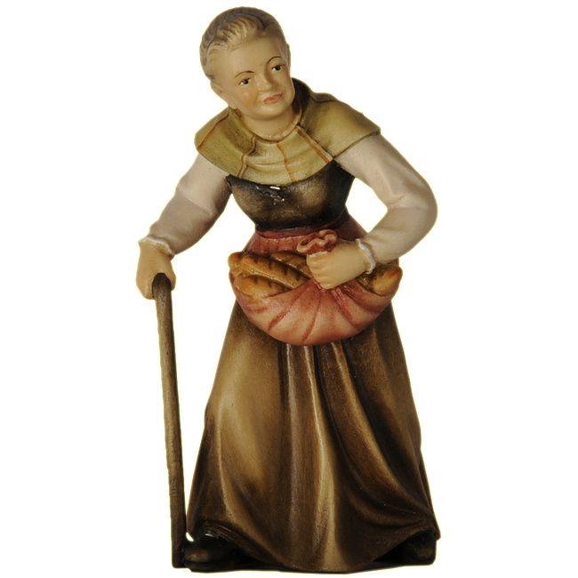 Bethlehem-Krippe - B�uerin color
