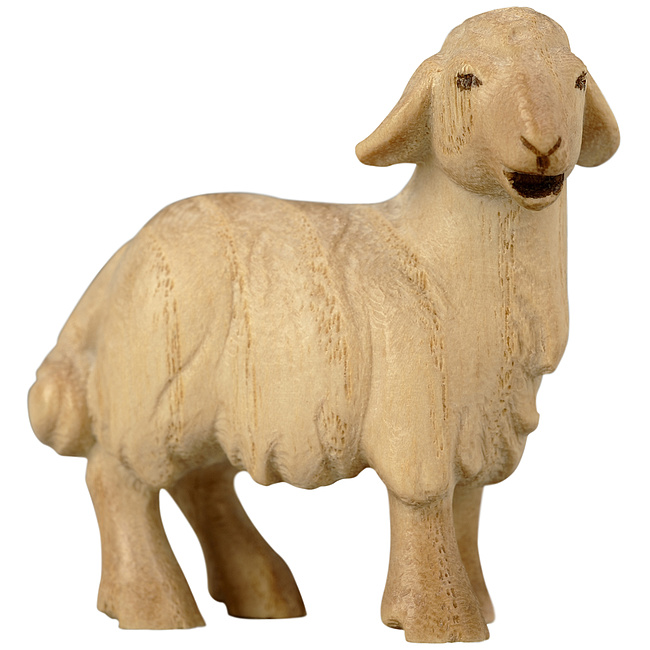 Morgenstern Krippe - Lamm, 2t�nig mit Goldstreifen