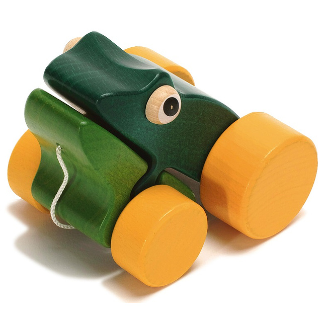 Babys Welt - Nachzieh-Spielzeug Frosch von Weizenkorn
