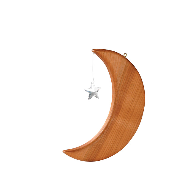 Mond mit Stern 17cm