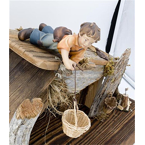 Bavaria Krippe - Kind mit Korb in color