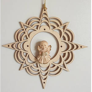 Baumschmuck Engel mit Harmonika, ca. 14cm