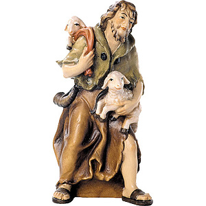 Bavaria Krippe - Hirte mit L�mmer in color