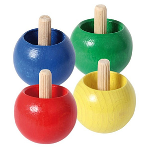 Stehaufkreisel bunt D: 3,3 cm