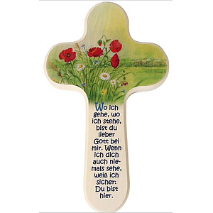 Kreuz Klatschmohn, 20cm