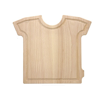 Schneidebrett T-Shirt Buchenholz 25 x 28 x 1,5 cm